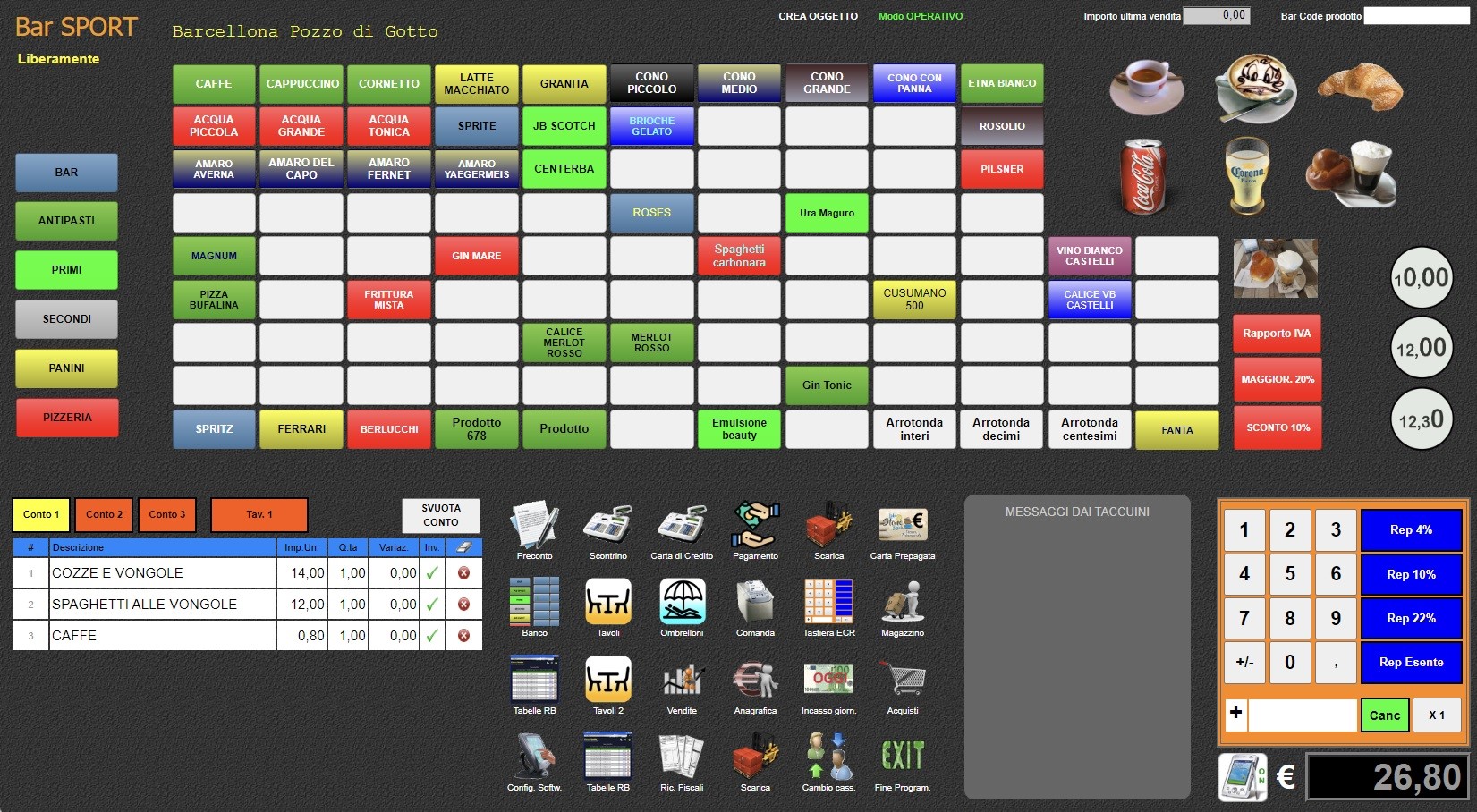 Software per Bar/Ristoranti/Pizzerie